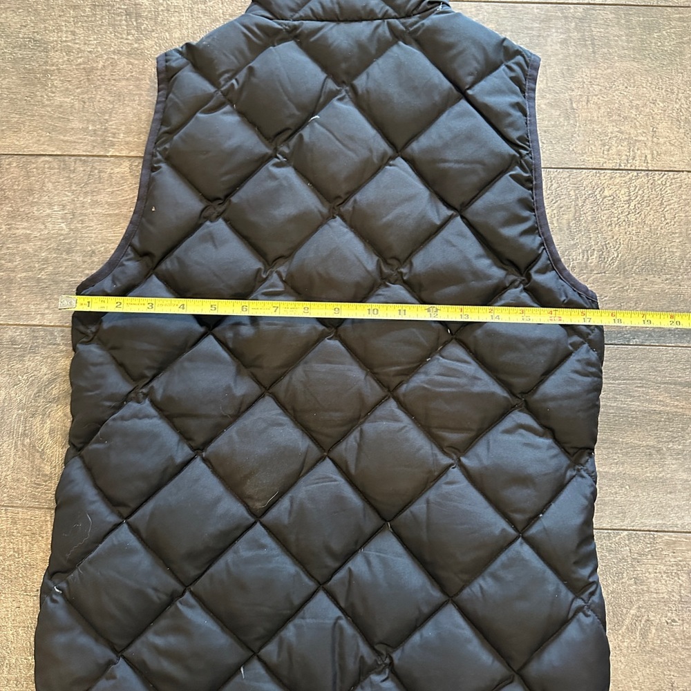 Jcrew Black Gold Quilted Puffer Vest Size XS - Picture 7 of 7
